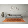 thumbnail image 3 of Ahgly Company Indoor Round Oriental Brown Industrial Area Rugs, 7' Round, 3 of 4
