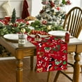 thumbnail image 2 of Christmas Table Runner Christmas Cartoon Mouse Table Cover New Year Winter Xmas Decor Red Christmas Decorations for Home Party, 2 of 6