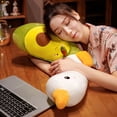 thumbnail image 4 of Cartoon Fruit Banana Avocado Big White Goose Doll Toy, 4 of 11