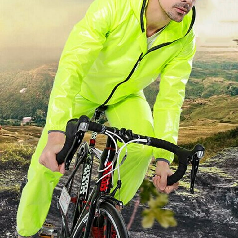 Jersey Bicycle Raincoat Waterproof Lightweight TPU Material Breathable Windbreaker M Code White Running Clothes Walmart