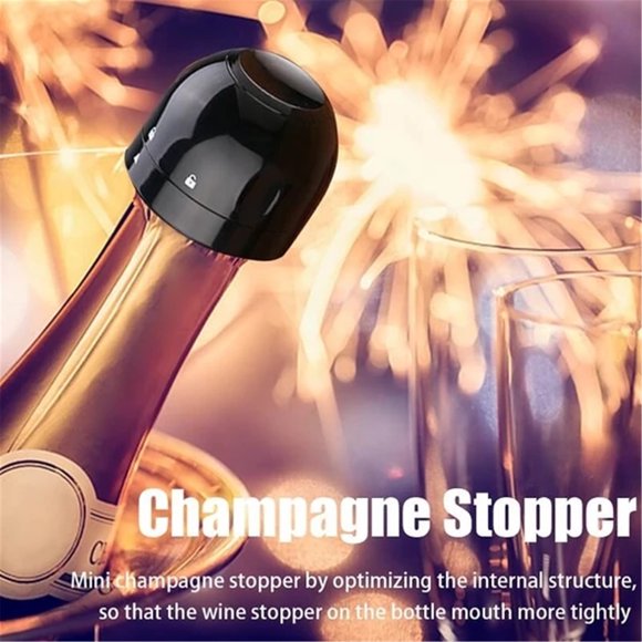 LSLJS Bottle Sealer for Champagne Silicone Sealed Champagne Stopper, Champagne Stopper