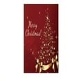 thumbnail image 6 of Stijggn Christmas Door Tapestries Christmas Party Decorations Xmas Tree Door Cover Banner Merry Christmas Door Hanging Backdrop Decorations for Winter Indoor Outside Front Door Banner, 6 of 7