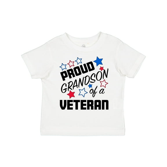 Inktastic Proud Grandson of a Veteran Veterans Day Boys Toddler T-Shirt
