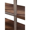 thumbnail image 4 of Brooke Bookcase in Brown Wood and Metal, 4 of 5