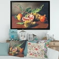 thumbnail image 3 of Designart 'Ancient Still Life of Orange Fruits' Traditional Framed Art Print, 3 of 4