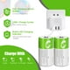 thumbnail image 2 of Paquete de 8 baterías recargables tipo C con litio de 5000 mAh y 1,5 V, 2 of 7