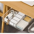 thumbnail image 6 of Gnmfd Underdesk Storage Drawer, Self-Adhesive Slide-Out Organizer for Office, Hidden Under Table Storage for Supplies, Desk Drawer Organizer, Easy Installation, Space-Saving Office Storage, 6 of 6