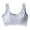 Gray, variant on Nmnitkp Sports Bras for Women High Impact Running Bra Workout Crop Tank Tops Longline Sports Bra Push up & Comfortable and Breathable Oversize Bra