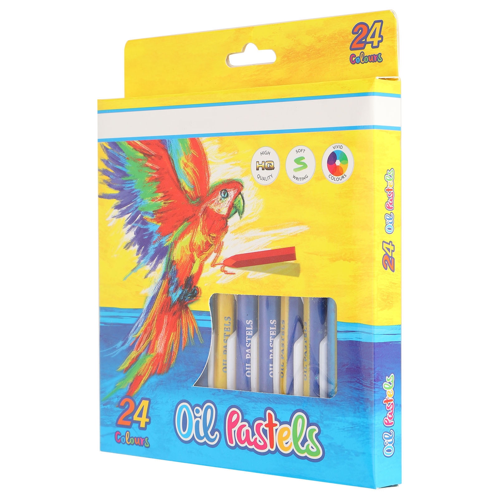 Wanshui 12 Pcs Cream Soft Oil Pastels Vibrant and Creamy Colored