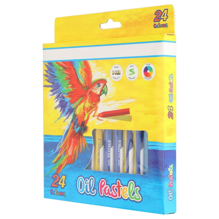 Oil Pastel, Crayon Feel Comfortable Application Materials For