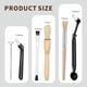 thumbnail image 2 of Juego de 6 uds de cepillos para café, Kit profesional de cepillos para Espresso, mango de madera pesado y cerdas naturales, cepillo para máquina de café para quitar el polvo de madera, 2 of 5