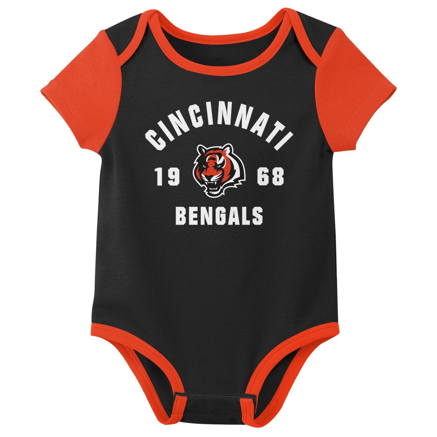 CINCINNATI BENGALS NFL Infant Boys 3 Pack Onesie Game Day Fan Apparel