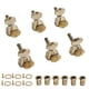 thumbnail image 1 of Gold Guitar String Tuning Pegs Set No Rusting High Hardness Stable Guitar Tuning Keys Set 6R, 1 of 4