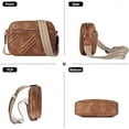 thumbnail image 4 of Gomayee Quilted Crossbody Bags for Women Vegan Leather Purses Small Shoulder Handbags with Wide Strap, 4 of 6