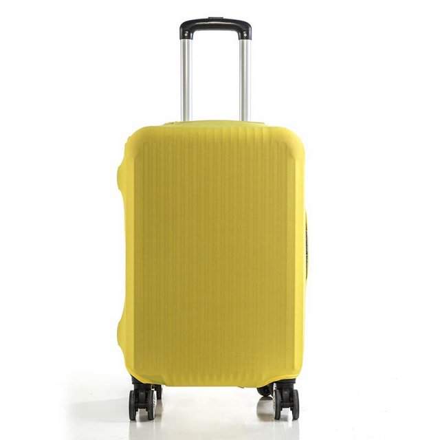 Luggage Cover Stretch Fabric Suitcase Protector Baggage Dust Case Cover Suitable for18-32 Inch Suitcase Case Travel Organizer Yellow M