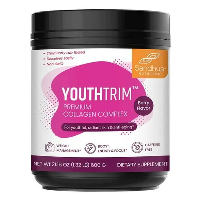 SANDHUS | YOUTHTRIM Debloat , Colágeno en polvo | 600 gr