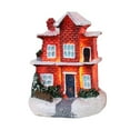 thumbnail image 1 of House Model with LED Lights Christmas Decorations Resin Ornament Gifts 2.3*3.5in, 1 of 14