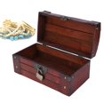 thumbnail image 1 of Sonew Storage Box, Vintage Wooden Storage Box Craft Collection Case, For Women Girl Craft Jewelry, 1 of 8