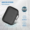 thumbnail image 4 of Procase Portable Hard Drive Case For Canvio Basics Western Digital Wd Elements My Passport Seagate Portable Backup Plus Slim 1Tb 2Tb 3Tb 4Tb Usb 30, 25" Portable External Hard Drive Case Black, 4 of 7