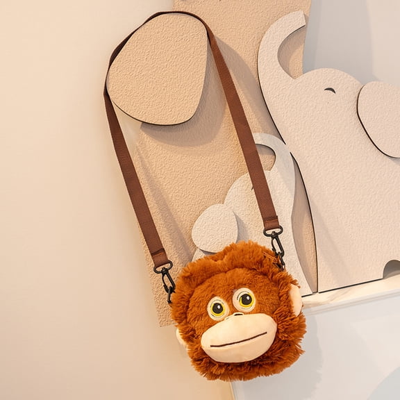 Monkey Orangutan Doll Soft Punch Stuffed Animals Plush Toys Washable & Safe , Soft Cuddly Monkey Toys