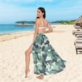 thumbnail image 6 of FORMRS Womens Beach Sarong Semi-Sheer Bikini Wrap Skirt Swimsuit Cover-ups, Forest Camouflage Pattern, 6 of 7