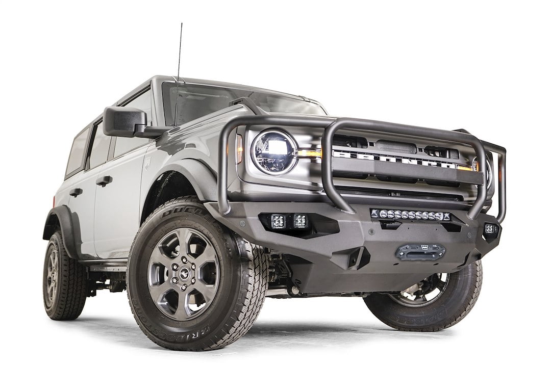 Fab Fours Fb21 X5252 1 Matrix Front Bumper Fits 21 22 Bronco Fits select: 2021,2023 FORD BRONCO