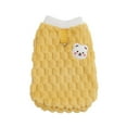 thumbnail image 1 of Cárdigan de lana para mascotas otoño-invierno, forro polar coral, cálido y suave, diseño moderno, resistente al frío, todas las tallas, ropa cómoda para mascotas para interior y exterior, 1 of 4