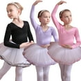 thumbnail image 2 of FLMEI Girls Tutu for Toddler Kids，Fleece Thicken Skirted Leotards Tutu Dance Dress Skirt Dress for 3-11Y, 2 of 9