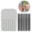 thumbnail image 1 of Cergrey Protection pour Aide Auditive, 8 Pcs/boîte Protection pour Aide Auditive 1,2 mm Protège-Cérumen Filtres Accessoire pour Aide Auditive, 1 of 8