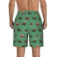 thumbnail image 3 of Naloa Christmas Dachshund Men's Beach Shorts, Surfing shorts, Swim trunks, Quick Dry Swim Trunks for Surfing Beach Fun - X-Large, 3 of 9