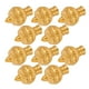 thumbnail image 1 of Moluckfu 10Ud Puntas Decorativas Doradas Para Barra De Instalación Sin Herramientas, 1 of 6