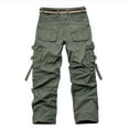 thumbnail image 3 of PuLe Men's Pants Men's Cotton Casual Military Army Camo Combat Work Cargo Pants with 8 Pockets, 3 of 8