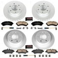 thumbnail image 2 of PowerStop Front and Rear Geomet Coated Brake Rotor and Pad Kit Fits: DODGE Select Models CRK6233, 2 of 5