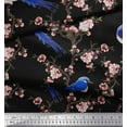 thumbnail image 3 of Soimoi Cotton Duck Fabric Blossom & Paradise Whydah Bird Decor Fabric Printed Yard 42 Inch Wide, 3 of 3