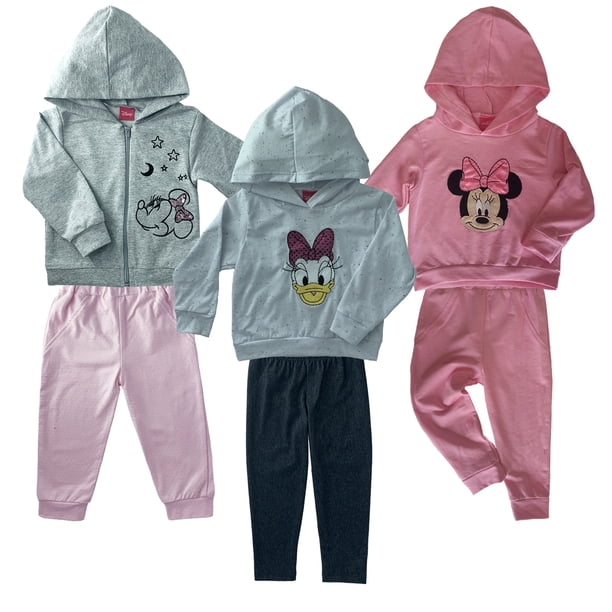 Kit 3 Conjuntos para Niña Disney Daisy Talla 2 años Disney Playeras y Tops para niñas