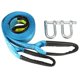 thumbnail image 1 of Cuerda de remolque de 5 metros, correa de remolque resistente para coche de 8 toneladas, cable de correa de cabrestante de recuperación en carretera con banda reflectante, guantes y 2 grilletes, 1 of 5