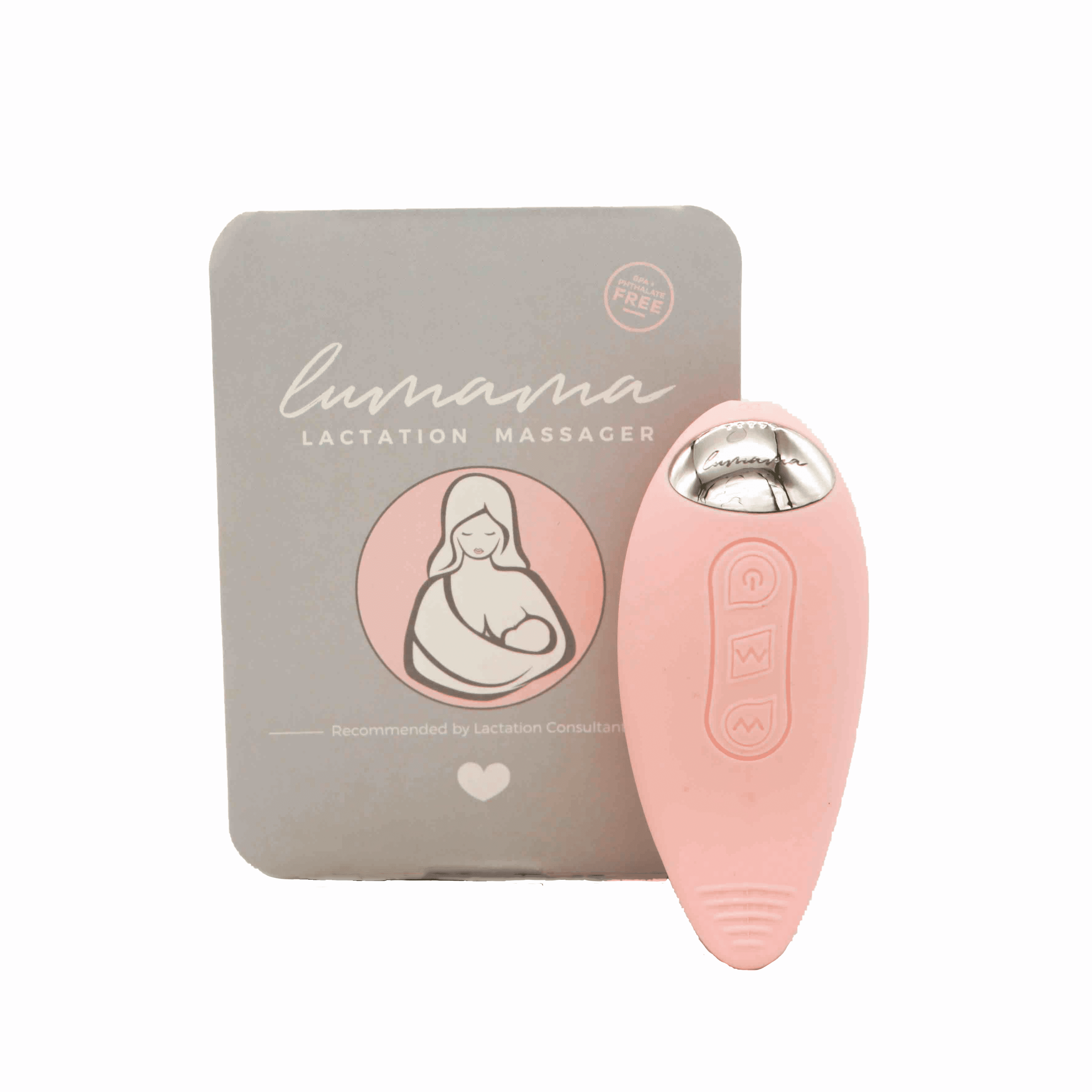 Lumama Lactation Massager- Breastfeeding Support for Clogged Ducts Engorgement Mastitis Improve Milk Flow, (Blush Color)