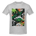 thumbnail image 4 of Bingfone Dinosaur Skeleton Men'S Loose Fit Short-Sleeve Pocket T-Shirt, 4 of 7