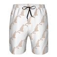 thumbnail image 4 of Naloa Leopard Print Men's Beach Shorts, Surfing shorts, Swim trunks, Quick Dry Swim Trunks for Surfing Beach Fun - Large, 4 of 9
