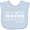 AE-Light Blue, variant on Inktastic He is Risen Mirror Words Boys or Girls Baby Bib