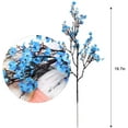 thumbnail image 5 of 6 Pcs 19'' Artificial Baby Breath Flowers Babies Breath Flowers Bush Fake Gypsophila Bouquets Artificial Gypsophila Flowers for Wedding Bridal Party DIY Home Floral Arrangement Decor (Blue), 5 of 9