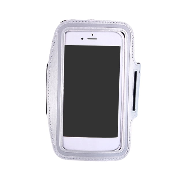 Brazalete deportivo resistente al agua para correr, funda para teléfono, ajustable, con llavero para correr, senderismo y ciclismo.
