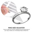 thumbnail image 2 of hojas de ajuste de tamaño de anillo práctico, medidor de tamaño de joyería invisible para anillos sueltos, 2 of 5