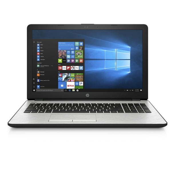 HP 15 Laptop 15.6", Intel Core i3, 4GB SDRAM, 1TB HDD, Natural Silver, 15-bs031wm