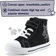 thumbnail image 6 of Kushyshoo Angel Unicorn Toddler High Top Girls Sneakers Kids Walking Shoes 1M, 6 of 7