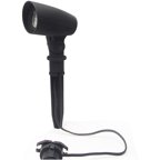 Moonrays Low Voltage LED Metal Outdoor Spotlight Kit, Black, 4pk