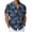 20-Dark Blue, variant on IWRICH Hawaiian Shirt for Men Short Sleeves Tropical Printed Casual Button down Summer Beach Floral Shirts 32-Blue XL