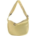thumbnail image 4 of Bolso bandolera de hombro para mujer, estilo gofre artístico de colores caramelo, sencillo y diario para estudiantes, 4 of 6