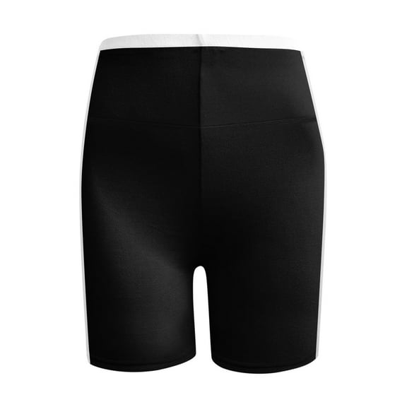 Women's Cotton Bermuda Biker Shorts Mid Thigh High Rise Stretch