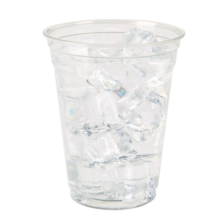 Highmark Plastic Cups 16 Oz Assorted Clear Colors Pack Of 100